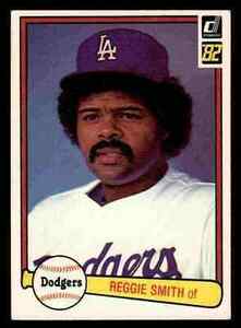 1982 Donruss Reggie Smith #488 - Los Angeles Dodgers 海外 即決