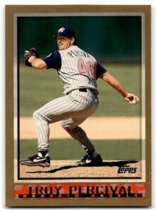 1998 Topps Troy Percival Anaheim Angels #308 海外 即決