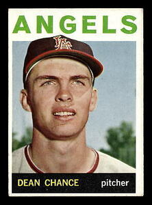 Dean Chance 1964 Topps #32 Los Angeles Angels Vg-Ex 海外 即決