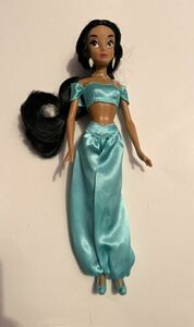 Disney Doll 11.5" Barbie Size Jasmine From Aladdin Never Played With 海外 即決