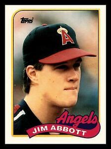 Jim Abbott 1989 Topps Traded #2T California Angels Mint 海外 即決