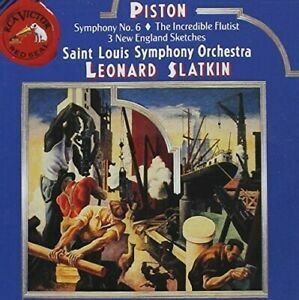 Piston: Symphony No. 6/The Incredible Flutist/3 New England Sketches, , , Very G 海外 即決