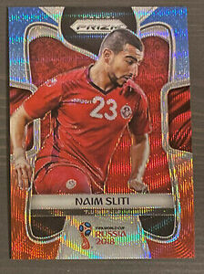 2018 Panini Prizm NAIM SLITI Red White and Blue Prizms card TUNISIA 海外 即決