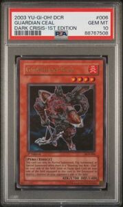 Yu-Gi-Oh! TCG Guardian Ceal Dark Crisis DCR-006 1st Edition Ultra Rare PSA 10 海外 即決