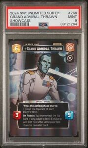 Star Wars Unlimited Grand Admiral Thrawn Showcase PSA 9 海外 即決