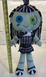 Mattel 2013 Monster High Frankie Stein 18” Plush Stuffed Rag Doll Yarn Hair 海外 即決
