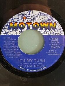 DIANA ROSS 7" 45 RPM -"It's My Turn" & "Together" VG condition 海外 即決