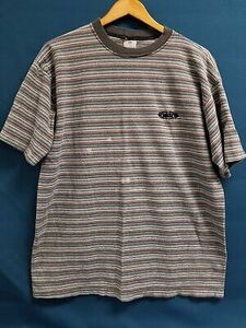 Vintage Gotcha T Shirt Striped 90s Surf Skate Short Sleeve USA Made Mens Large 海外 即決