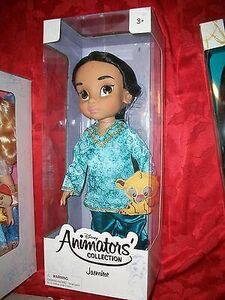 Disney Store Jasmine Animator 16" Toddler Doll Princess 海外 即決