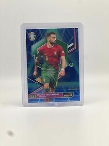 BRUNO FERNANDES 2023-24 Finest Euro 2024 Portugal Blue Aqua Vaporwave 60/250 海外 即決