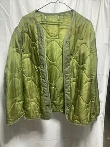 Military M65 Quilted Cold Weather Liner Coat Jacket Small Green 海外 即決