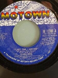 DIANA ROSS 7" 45 RPM -"Last 時間 / I Saw Him" "Save The Children" VG+ condition 海外 即決