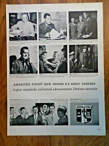 1949 U. S. Army Air Force Recruiting Ad Careers 海外 即決