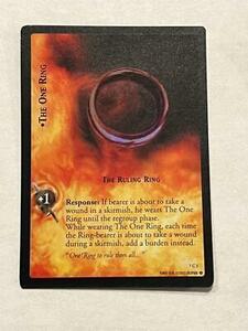 LOTR TCG Return of the King ROTK The One Ring 7C1 FOIL excellent condition 海外 即決