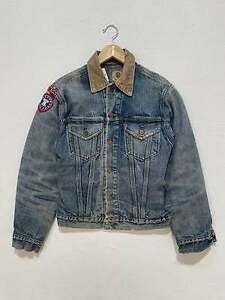 Vintage 1970s Carhartt Denim Flannel Lined Jacket Sz. S 海外 即決