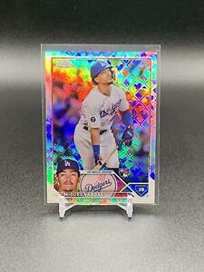 2023 Topps Chrome Miguel Vargas 161 RC Logofractor | Los Angeles Dodgers 海外 即決