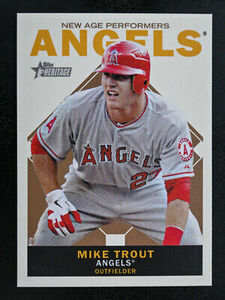 2013 Topps Heritage #NAP-MT Mike Trout New Age Performers Los Angeles Angels 海外 即決