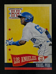 2013 Panini Hometown Heroes #14 Yasiel Puig RC Los Angeles Dodgers 海外 即決