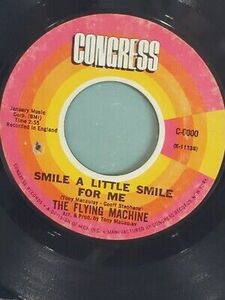 THE FLYING MACHINE 7" 45 RPM - "Smile a Little Smile For Me" VG- condition 海外 即決