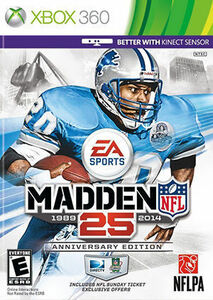 Madden NFL 25 Anniversary Edition with NFL Sunday Ticket -Xbox 360 海外 即決