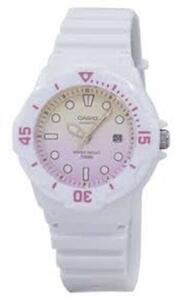 Casio Women's Classic White Resin Band Pink Dial Wrist Watch LRW-200H-4E2 海外 即決