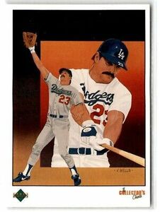 1989 Upper Deck Kirk Gibson #676 Los Angeles Dodgers Baseball Card 海外 即決