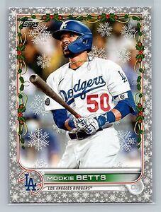 2022 Topps Holiday Mookie Betts #HW176 - Los Angeles Dodgers - 海外 即決