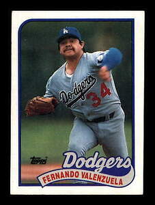 1989 Topps #150 Fernando Valenzuela Los Angeles Dodgers 海外 即決