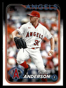 Tyler Anderson 2024 Topps #248 Los Angeles Angels FREE SHIPPING 海外 即決