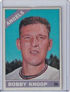 1966 Topps Baseball #280 Bobby Knoop - California Angels 海外 即決