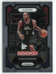 Kawhi Leonard 2023-24 Prizm Monopoly Los Angeles Clippers #37 海外 即決