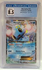 Manaphy EX ポケモン CGC 8.5 BREAKpoint 2016 Aqua Tube 32/122 Water 120 HP NM/Mint 海外 即決