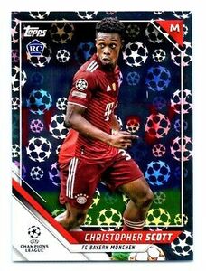 2022 Topps Chrome UEFA Club Competitions Star Ball Chrisopher Scott Rookie 海外 即決