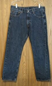 Mens Levi's 505 Red Tab 100 % Cotton Jeans Tag W 33 L 30 Actual W 34 L 30 Clean 海外 即決