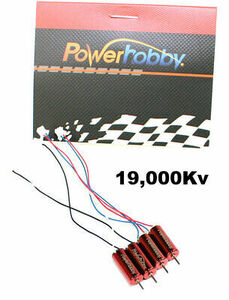 Powerhobby RX0615-19 19000kv FAST UPGRADE Motors CW / CCW : Tiny Whoop RED 海外 即決