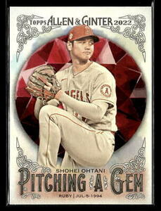 大谷翔平 2022 Topps Allen & Ginter #PAG-9 Pitching a Gem Los Angeles Angels 海外 即決