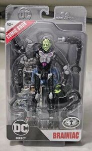 McFarlane Toys DC Direct Brainiac Page Punchers Platinum Edition Chase 7" Figure 海外 即決