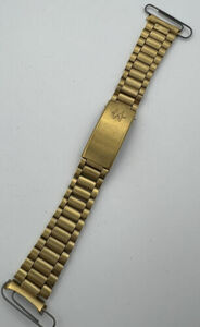 VINTAGE Hamilton GOLD TONE Stainless Watch Band 海外 即決