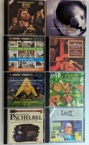 Lot of 8 Classical Artists CD's Various Titles #2 Rossini, Liszt, Pachelbel more 海外 即決