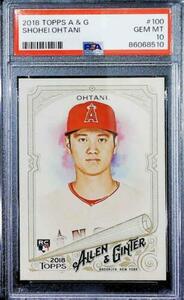 2018 Topps Allen and Ginter #200 大谷翔平 Los Angeles Angels Rookie PSA 10 海外 即決