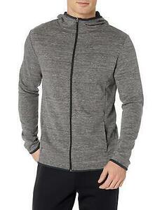 Amazon Essentials Men's XL Performance Full Zip Hoodie Storm Heather XL Long 海外 即決