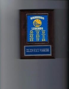 GOLDEN STATE WARRIORS LEGENDS PLAQUE NBA BASKETBALL NBA HARDAWAY CHAMBERLAIN 海外 即決