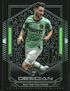 2019-20 Panini Obsidian Electric Etch Green #77 Matteo Politano /25 海外 即決