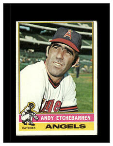 California Angels Andy Etchebarren #129 Topps Baseball Excellent 海外 即決