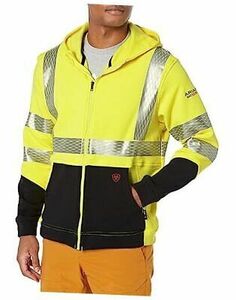 Men's Fr Hi-vis Full Zip Hoodie X-Large High_viz_yellow 海外 即決