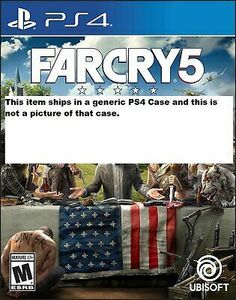 Far Cry 5 preowned PlayStation 4 Generic Case Rated M by Ubisoft Get it Fast a 海外 即決