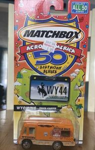 Matchbox Across America 50th Birthday Wyoming WY44 Truck Camper 海外 即決