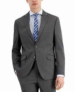 Kenneth Cole Reaction Men's Separate Slim Fit Suit Jacket Gray Size 38 海外 即決