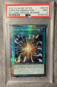 Super Polymerization 1st Ed BACH-EN100 Starlight Yugioh PSA 9 海外 即決