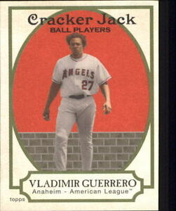 2005 Topps Cracker Jack Mini Red Angels Baseball Card #50 Vladimir Guerrero 海外 即決